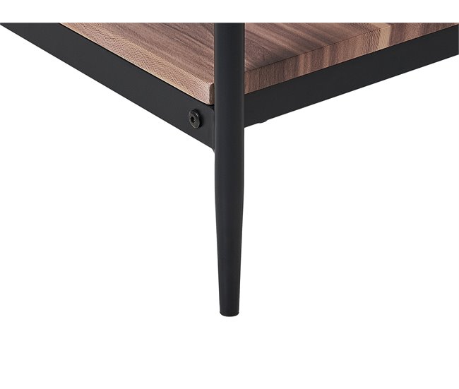 Beliani Mesa de comedor BALLINA 100x52 Castanho