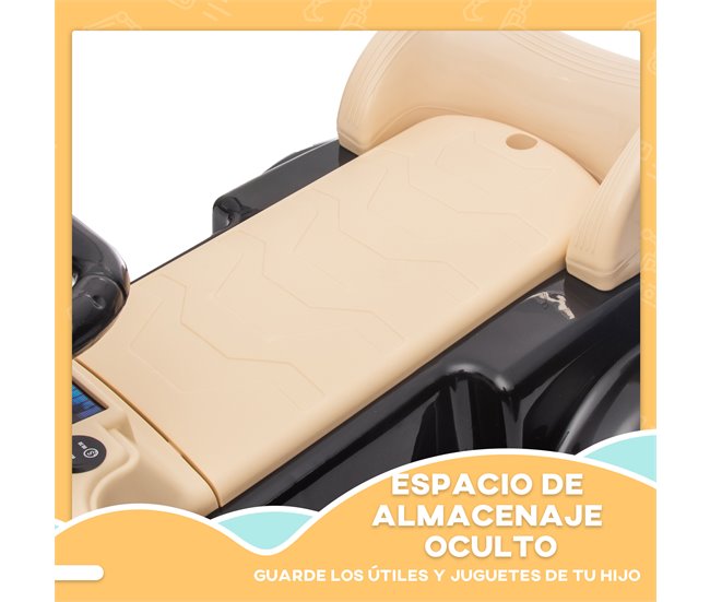 Carro Andador para Crianças PP e Metal AIYAPLAY Preto