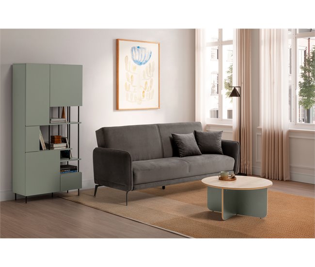 Estante PERLA 5 portas Verde