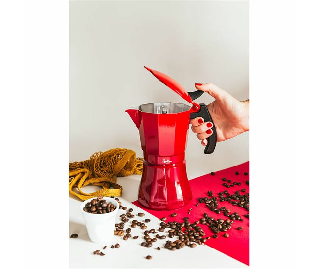 Cafeteira Italiana Cafetera de inducción Vermelho