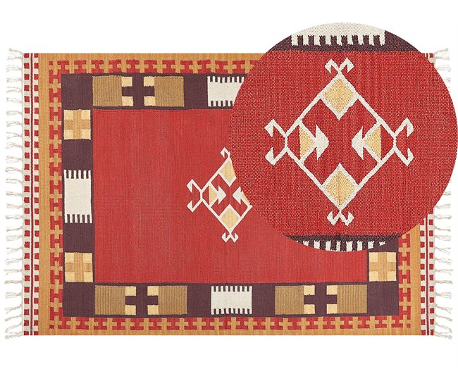 Beliani Kilim PARAKAR 160x230 Multicor