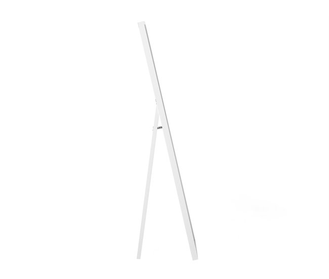 Beliani Espelho de pé TORCY 40x3 Branco