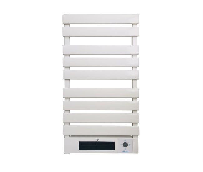 Radiador de toalheiro de alumínio de 2000 W com aquecedor de cerâmica Branco
