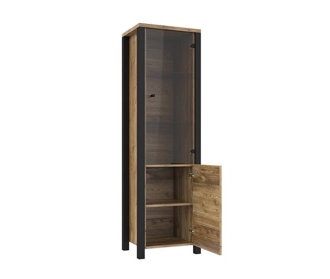 Vitrina de 2 portas Lyam Madeira