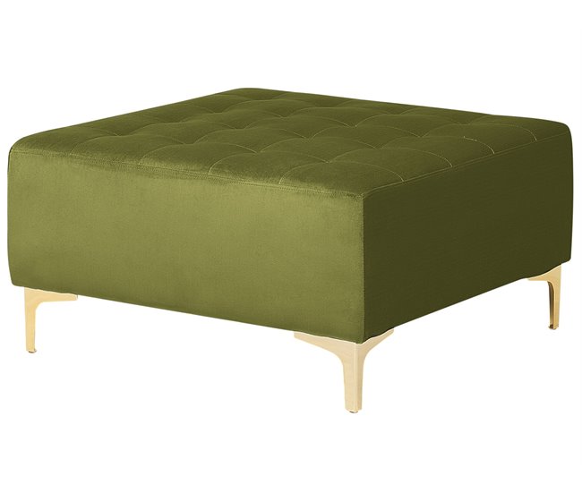 Beliani Sofá-cama Veludo ABERDEEN Verde