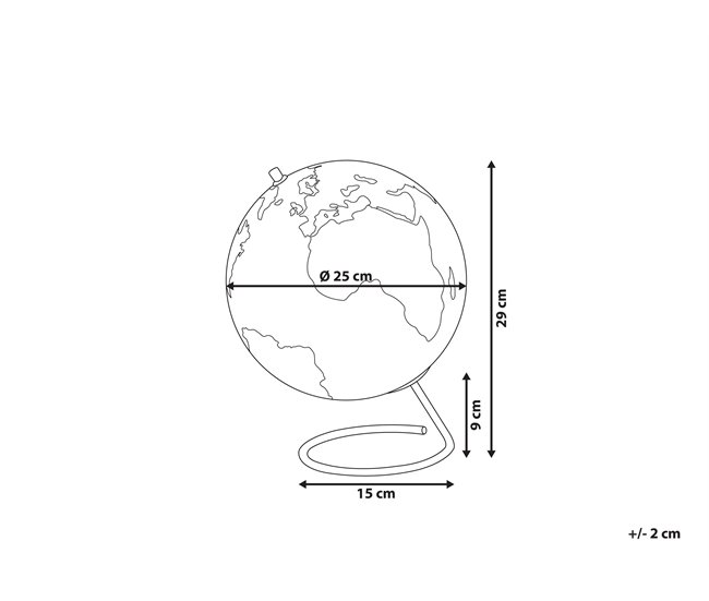 Beliani Globo CARTIER Multicor