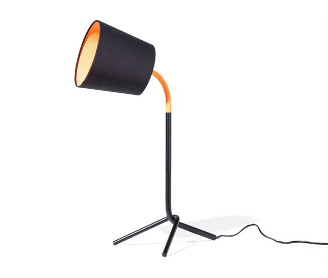 Beliani Candeeiro de mesa MOOKI Preto