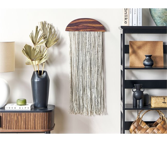 Beliani Decoração de parede ZIKIRIA Castanho
