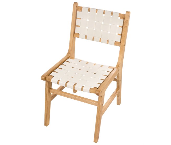 Beliani Silla de comedor HUMBLE Bege