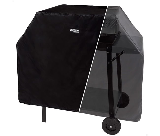 Cobertura para barbacoa impermeável Aktive Preto