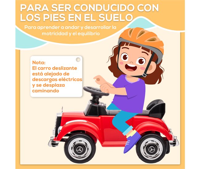 Carro Andador para Crianças PP e Metal AIYAPLAY Vermelho