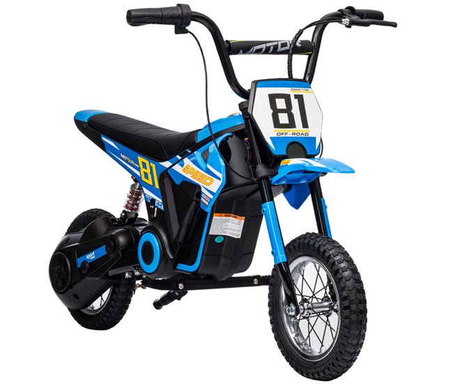 Moto Elétrica para Crianças PP, Metal AIYAPLAY Azul