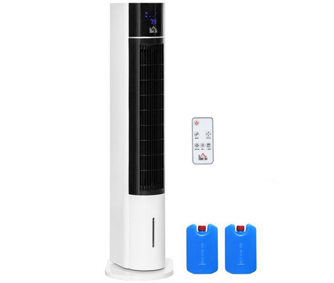 Ventoinha de Torre ABS HOMCOM, casa - aquecimento e climatização Multicor