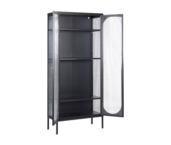Beliani Vitrina FOXTON Preto
