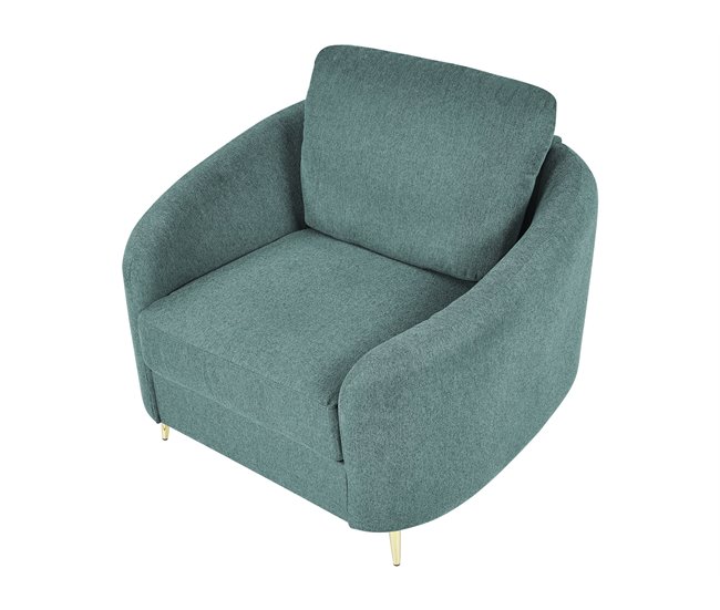 Beliani Poltrona TROSA Verde