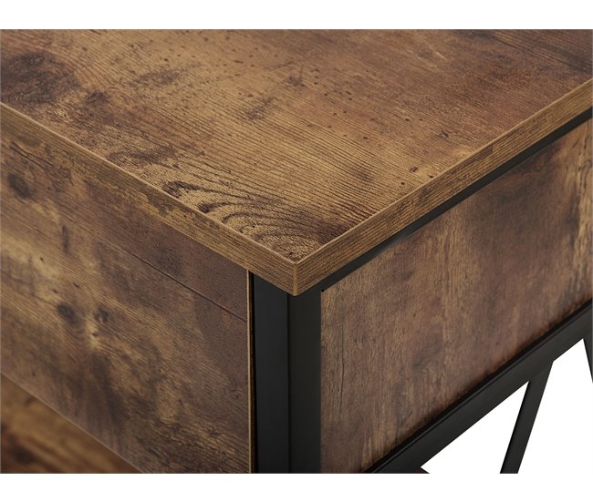 Beliani Consola AYDEN 107 Castanho