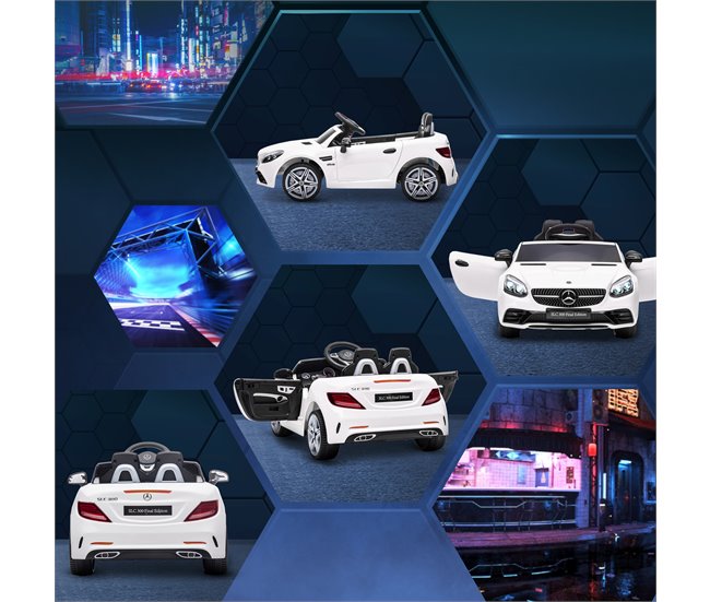 Carro Elétrico Polipropileno (PP) e Metal AIYAPLAY Branco