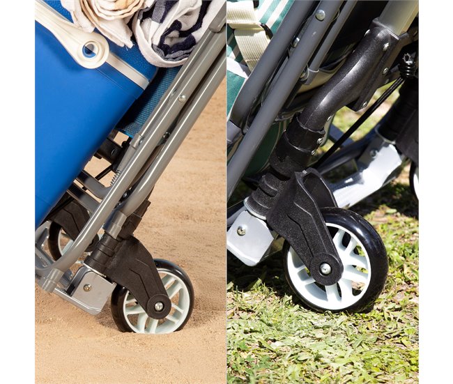 Aktive Carrinho multiuso extensível Preto