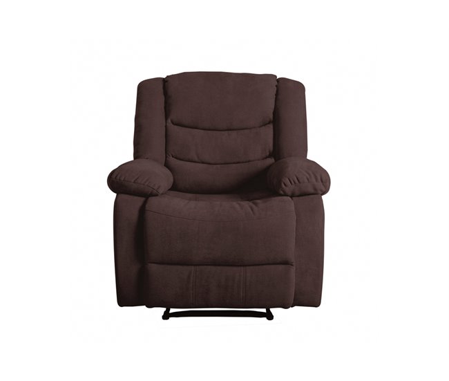 Poltrona CHEF2 relax em tecido Chocolate