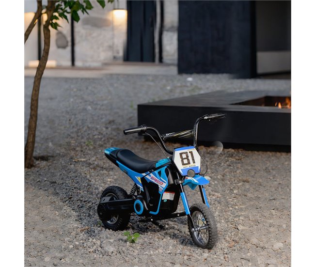 Moto Elétrica para Crianças PP, Metal AIYAPLAY Azul