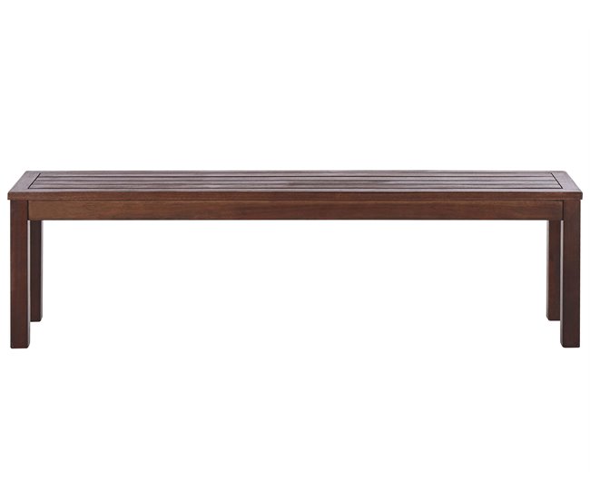 Beliani Conjunto de refeição TUSCANIA Castanho