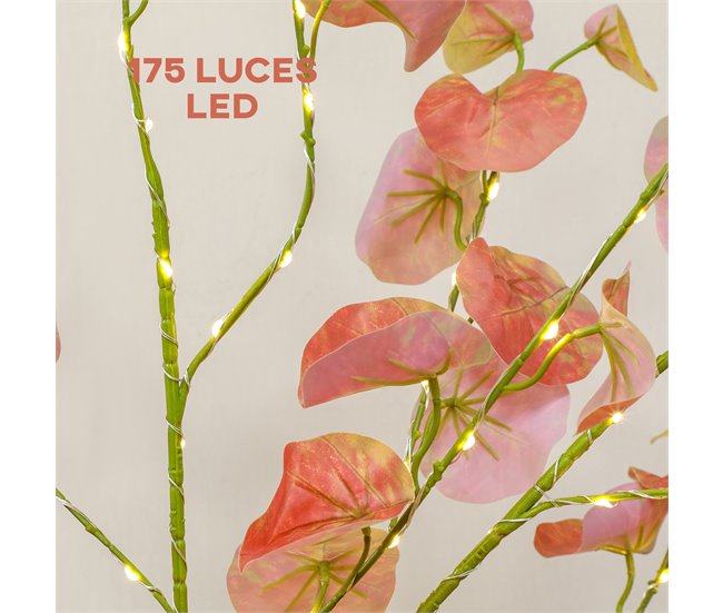 Árvore com Iluminaçãp PP HOMCOM, casa - decoração Laranja