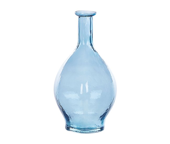 Beliani Jarrón decorativo PAKORA Azul Claro