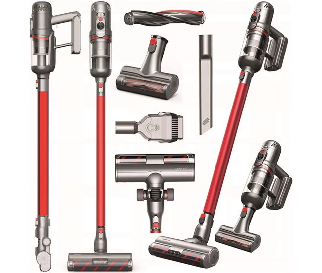 Aspirador de escoba Puppyoo® T12 HOME inalámbrico Preto
