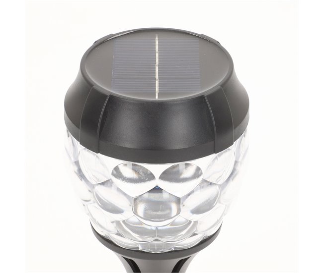 Aktive Conjunto de 12 balizas solares LED de 5 a 10 lúmens Preto