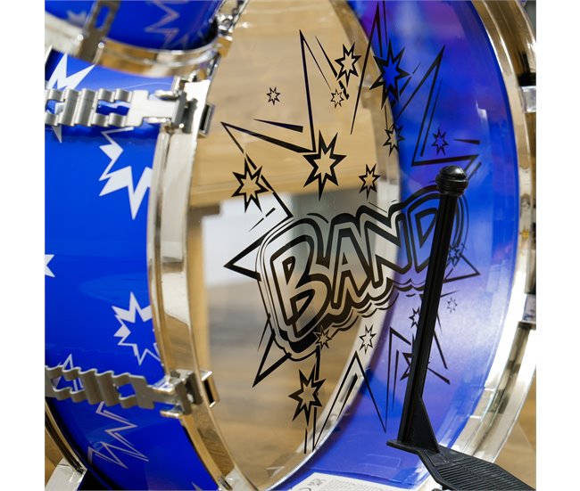 Bateria para Crianças ABS e Aço AIYAPLAY Azul