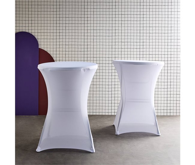 Conjunto de 2 capas - GALA - Capas para mobiliário de jardim com Branco