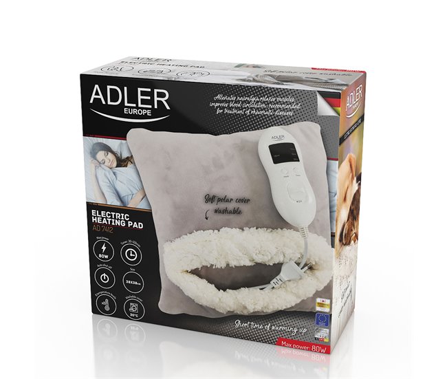 Almofada Elétrica Adler AD 7412 Cinza