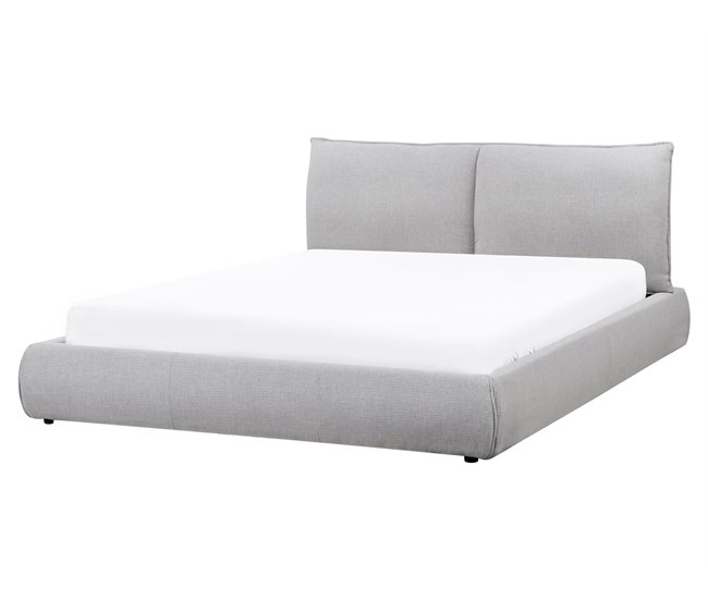 Beliani Cama Poliéster VINAY 176x233 Areia