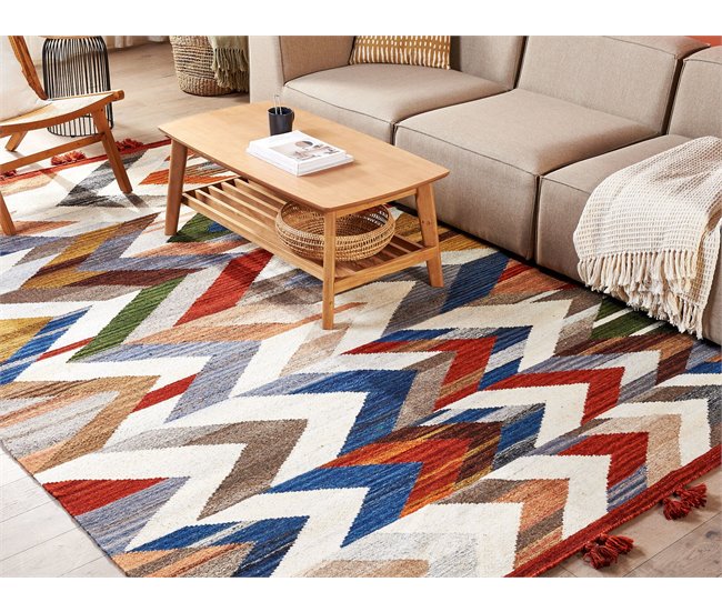 Beliani Kilim KANAKERAVAN 200x300 Multicor