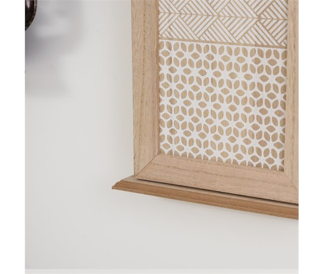 Armário para Chaves MDF HOMCOM Castanho