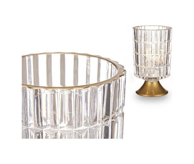 Lanterna LED Dourado