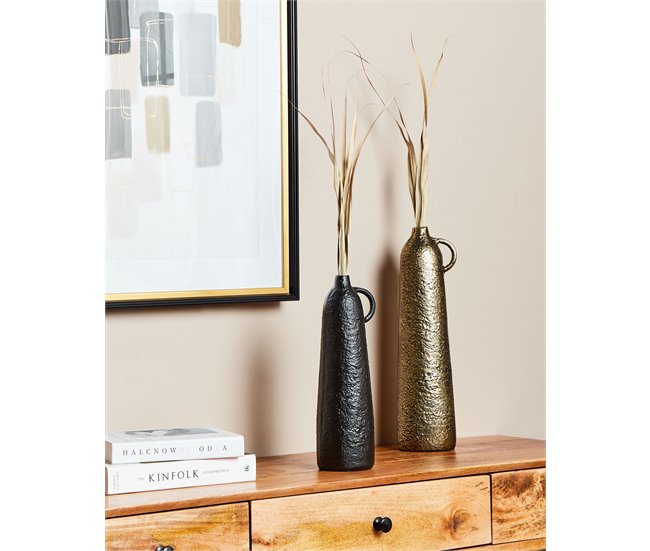 Beliani Jarro decorativo MARKHA Preto
