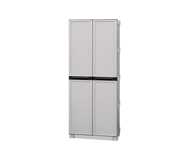 Armário de exterior em PVC Cinza