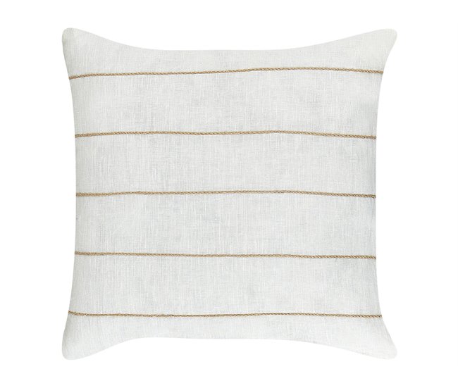 Beliani Almofada decorativa MILAS Branco