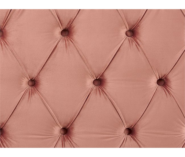Beliani Cama Terciopelo AYETTE 185x215 Bege