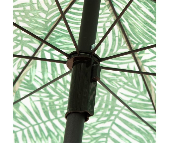 Aktive Guarda-sol samambaias com franjas Azul