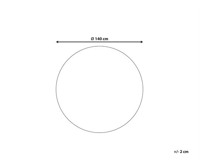 Beliani Pelos curtos HEART Bege