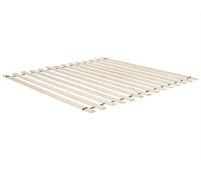 Beliani Cama Pinho ROYAN 189x210 Branco