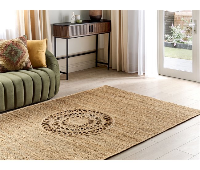 Beliani De tejido plano BOGAZOREN 160x230 Bege