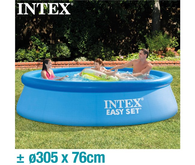 Piscina insuflável INTEX Easy Set 3853 l com sistema de filtragem Azul