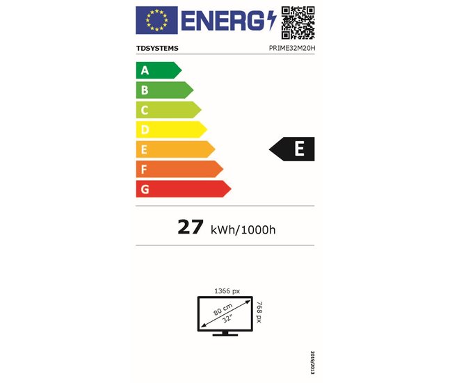 Televisão 32 polegadas - TD Systems PRIME32M20H Preto