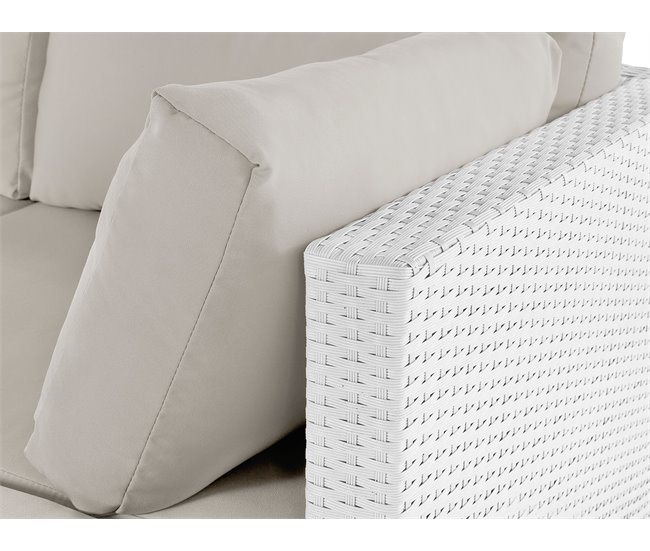 Beliani Conjunto lounge SANO Areia