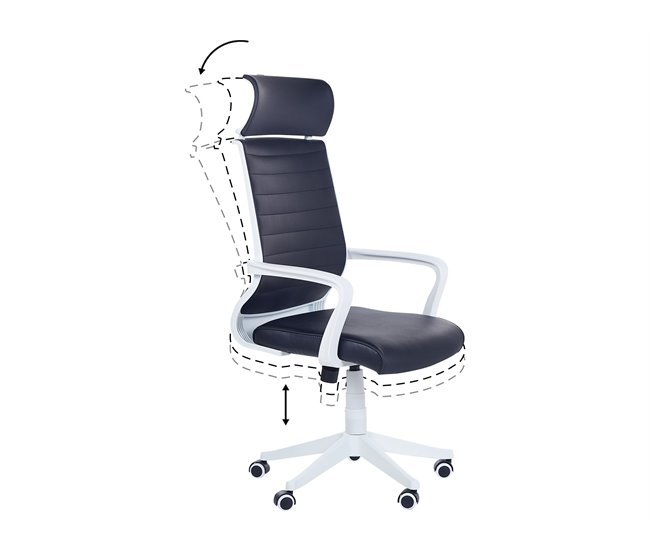 Cadeira de escritório LEADER Beliani Preto