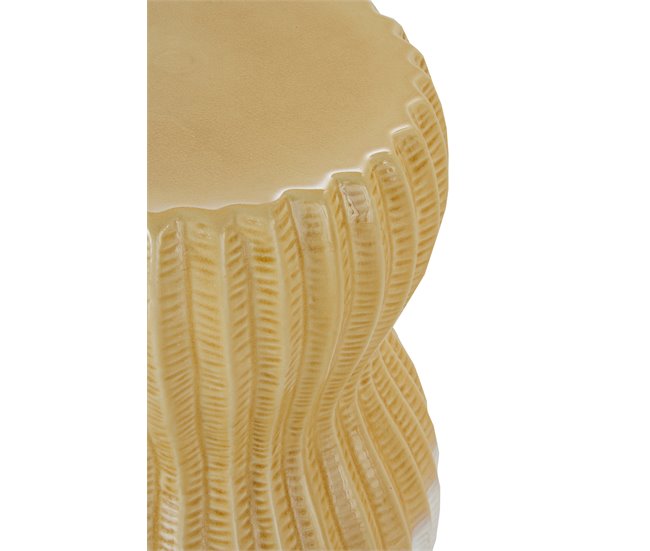 Banquinho de cerâmica Amarelo