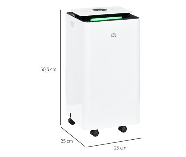 Desumidificador de Ar HOMCOM 821-029V91WT Branco